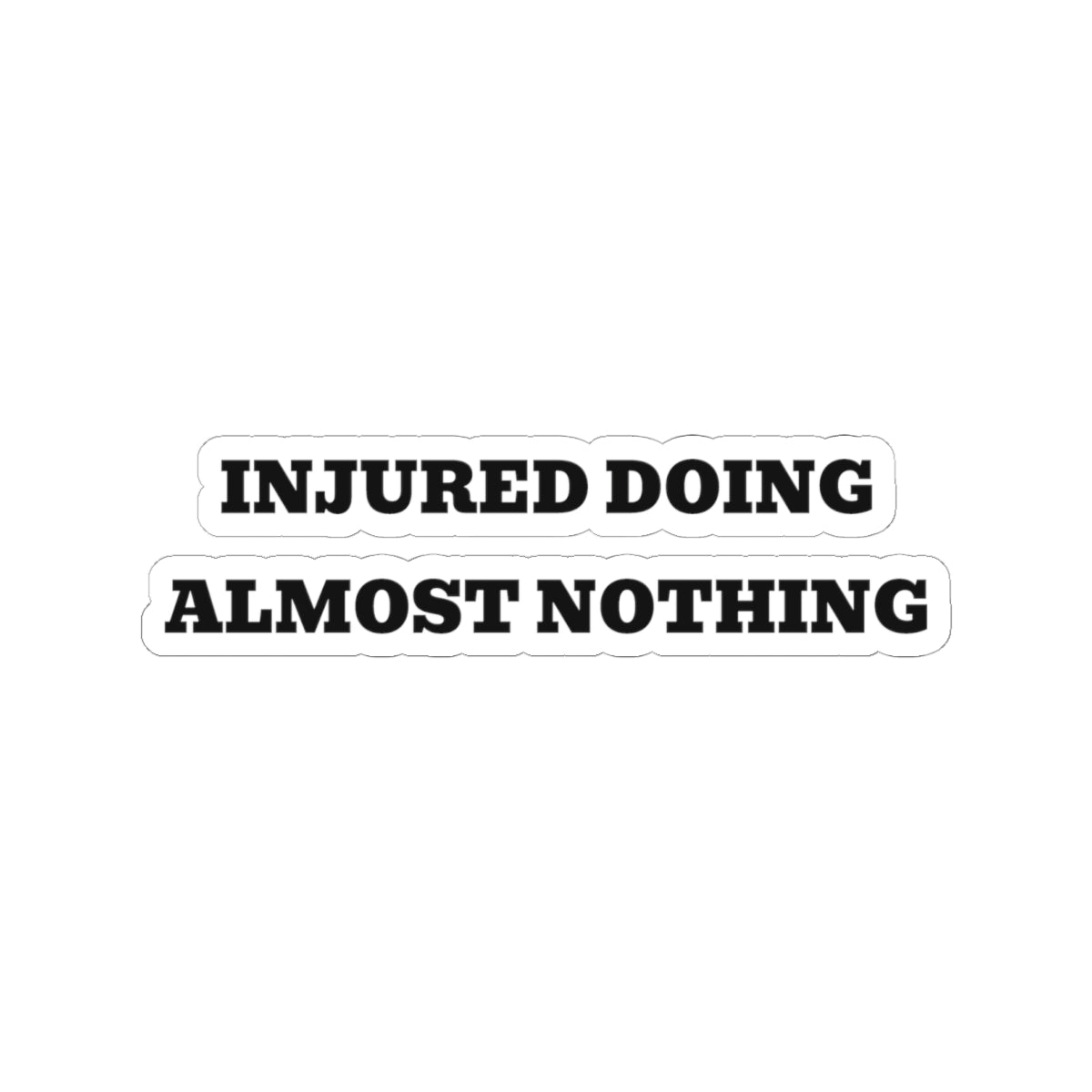 Injured Doing Almost Nothing — Fried Ocean