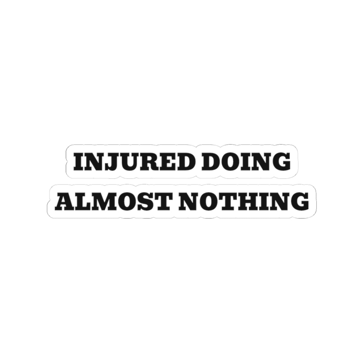Injured Doing Almost Nothing — Fried Ocean