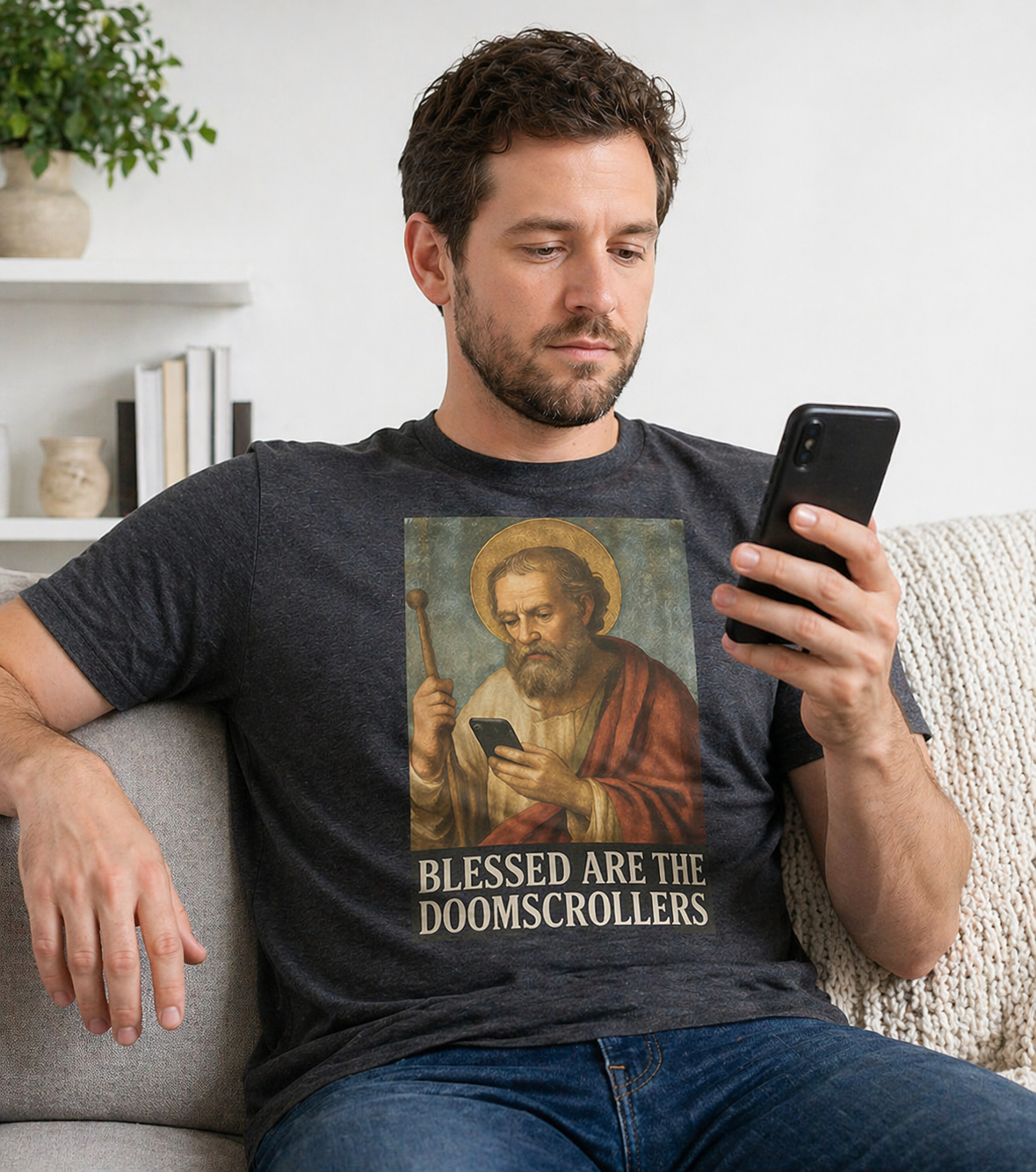 Blessed Are The Doomscrollers Tee